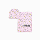 Bamboo Swaddle & Beanie Set - HoneyBug 