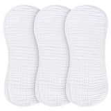 Muslin Burp Cloth - Solid White - HoneyBug 