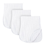 Muslin Burp Cloth - Solid White - HoneyBug 