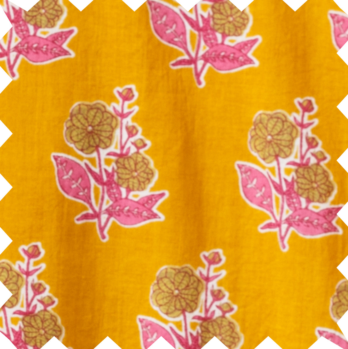 Girls' Smocked Long Sleeve Dress | Mustard and Pink - HoneyBug 