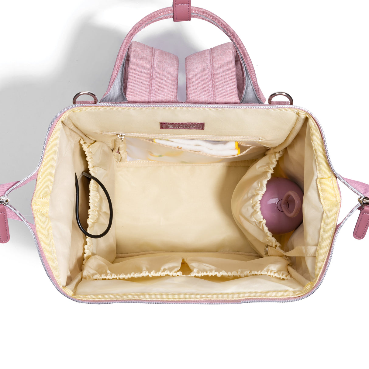 Quilted Diaper Bag Backpack