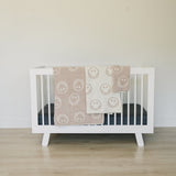 Smiley Taupe Plush Blanket - HoneyBug 