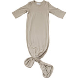 Oatmeal Bamboo Knot Gown - HoneyBug 