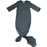 Charcoal Bamboo Knot Gown - HoneyBug 