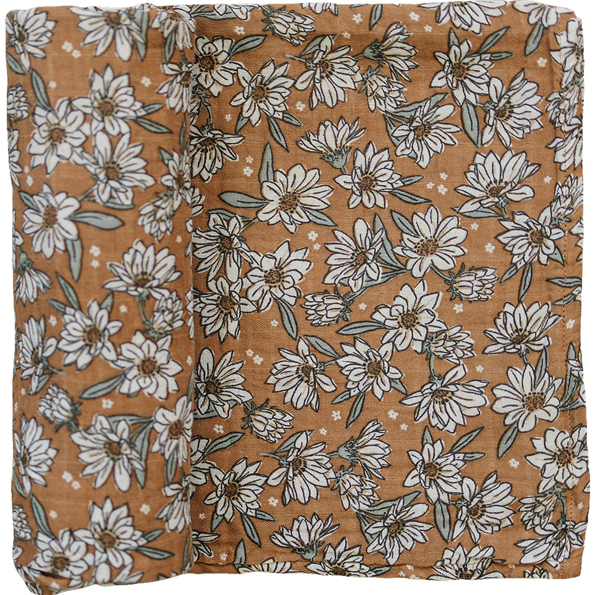 Magnolia Muslin Swaddle Blanket - HoneyBug 