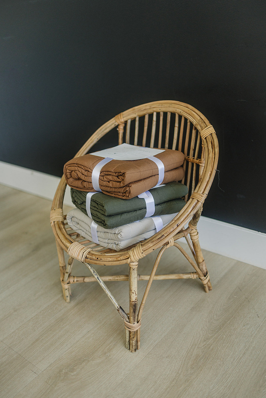 Mustard Bamboo Quilt - HoneyBug 