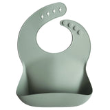 Silicone Baby Bib - Cambridge Blue - HoneyBug 