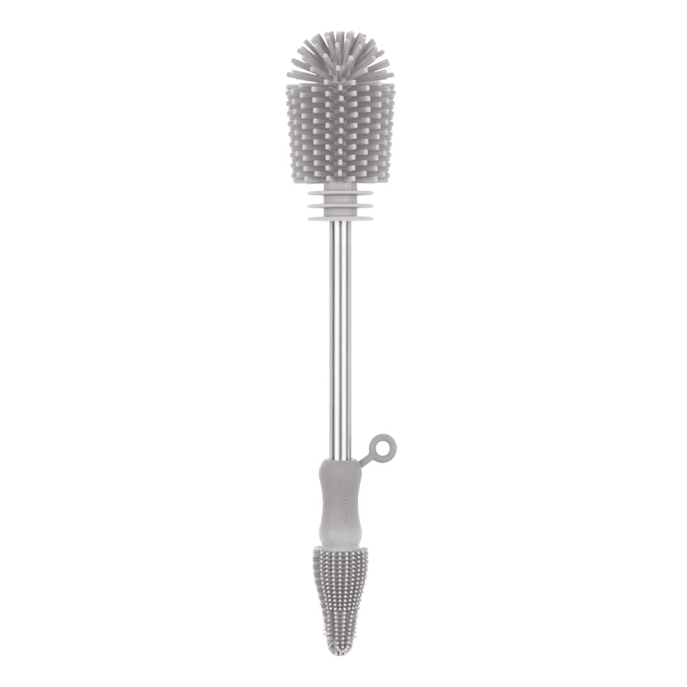 Haakaa Double-Ended Silicone Brush 1 PK - HoneyBug 