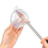 Haakaa Double-Ended Silicone Brush 1 PK - HoneyBug 