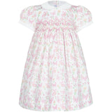Butterflies Print Smocked Dress - HoneyBug 