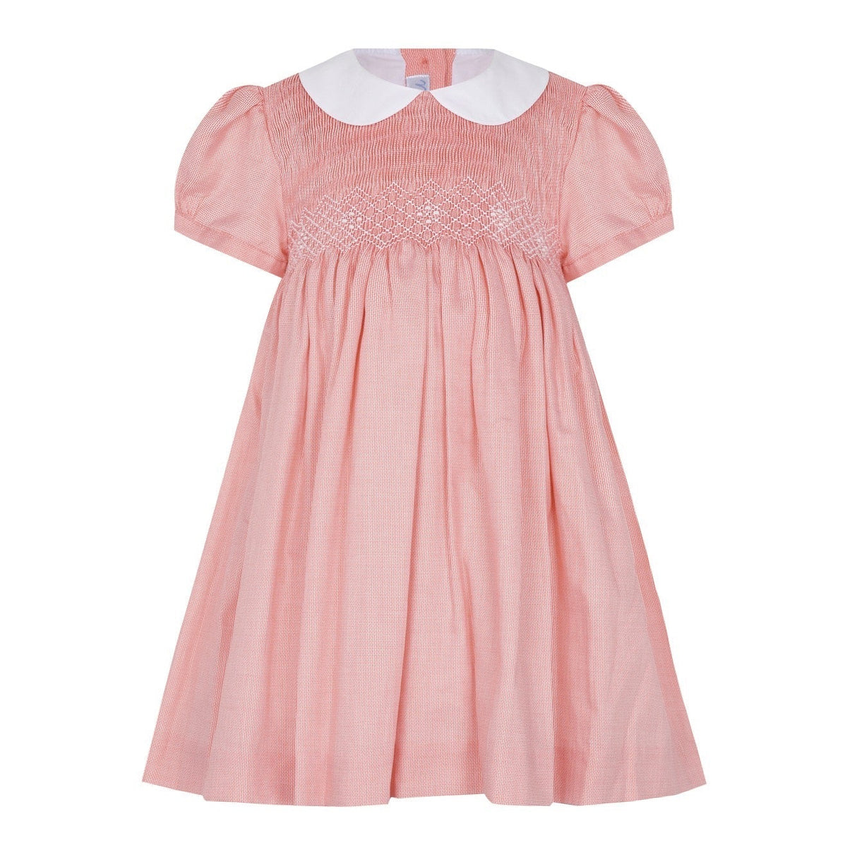 Coral Nella Smocked Dress