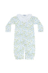 Blue Vines Print Converter Gown - HoneyBug 