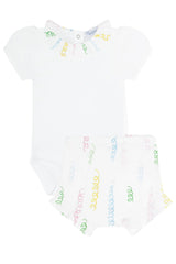 Spirals Print Onesie Set - HoneyBug 