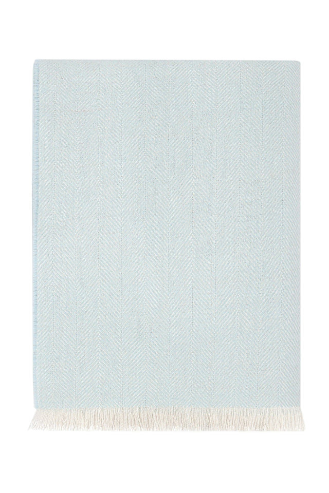 Herringbone Baby Alpaca Woven Blanket - HoneyBug 