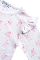 Pink Puppy Love Print Playtime Dress - HoneyBug 