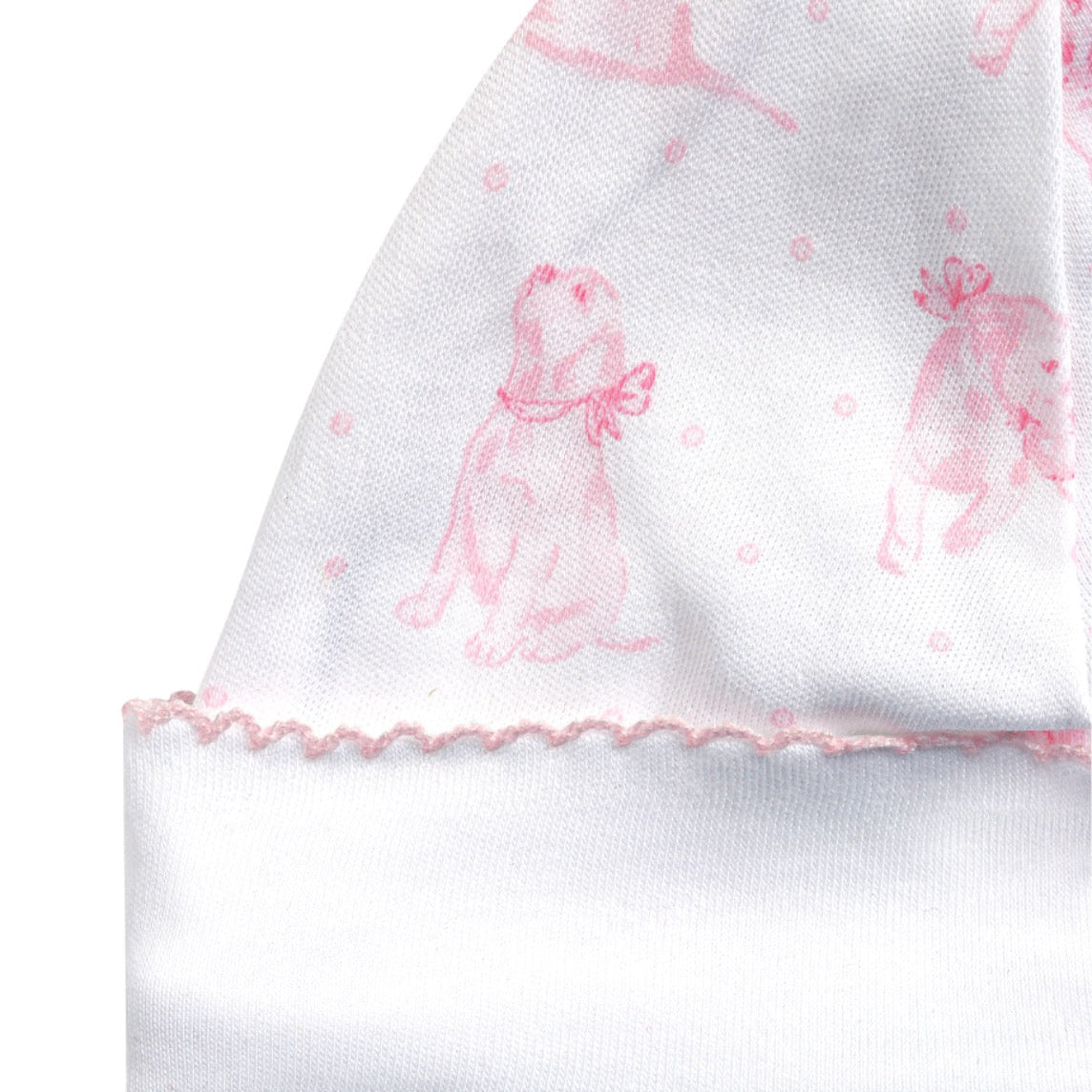 Pink Puppy Love Print Hat