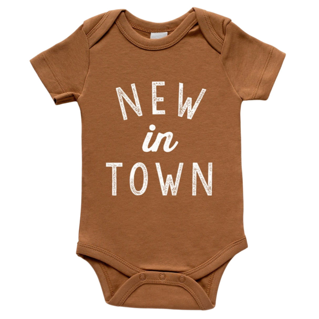 New In Town Organic Baby Bodysuit - HoneyBug 
