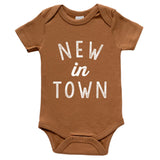 New In Town Organic Baby Bodysuit - HoneyBug 