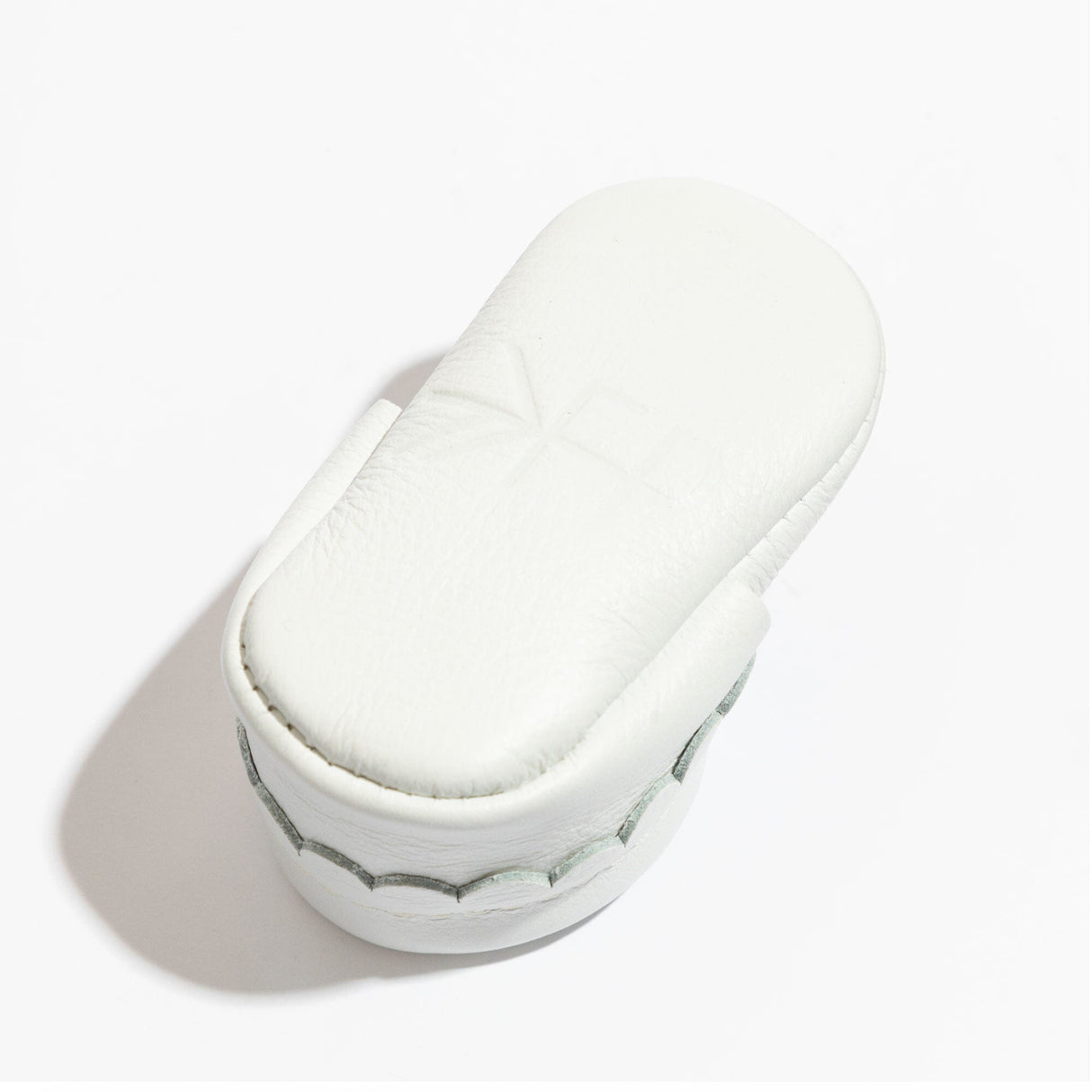Newborn Bright White Mary Jane Baby Shoe - HoneyBug 
