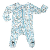 Organic Footie - Cherry Blossoms