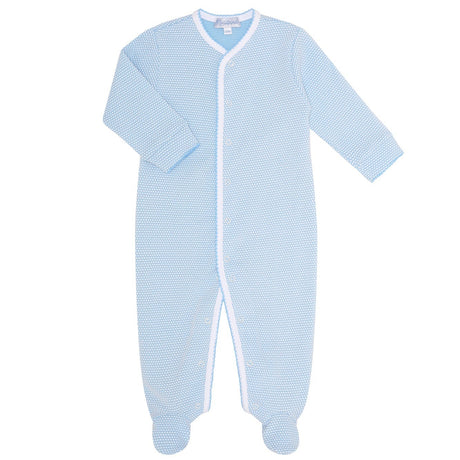 Blue Bubble Baby Footie - HoneyBug 