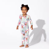 PAW Patrol: Comic Girl Pups Bamboo Convertible Footie - HoneyBug 