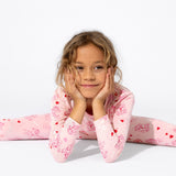 PAW Patrol: Pretty PAWSOME Pink Bamboo Kids Pajamas - HoneyBug 