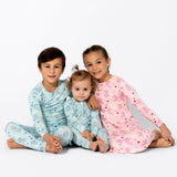 PAW Patrol: I Woof You Blue Bamboo Kids Pajamas - HoneyBug 