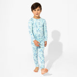 PAW Patrol: I Woof You Blue Bamboo Kids Pajamas - HoneyBug 