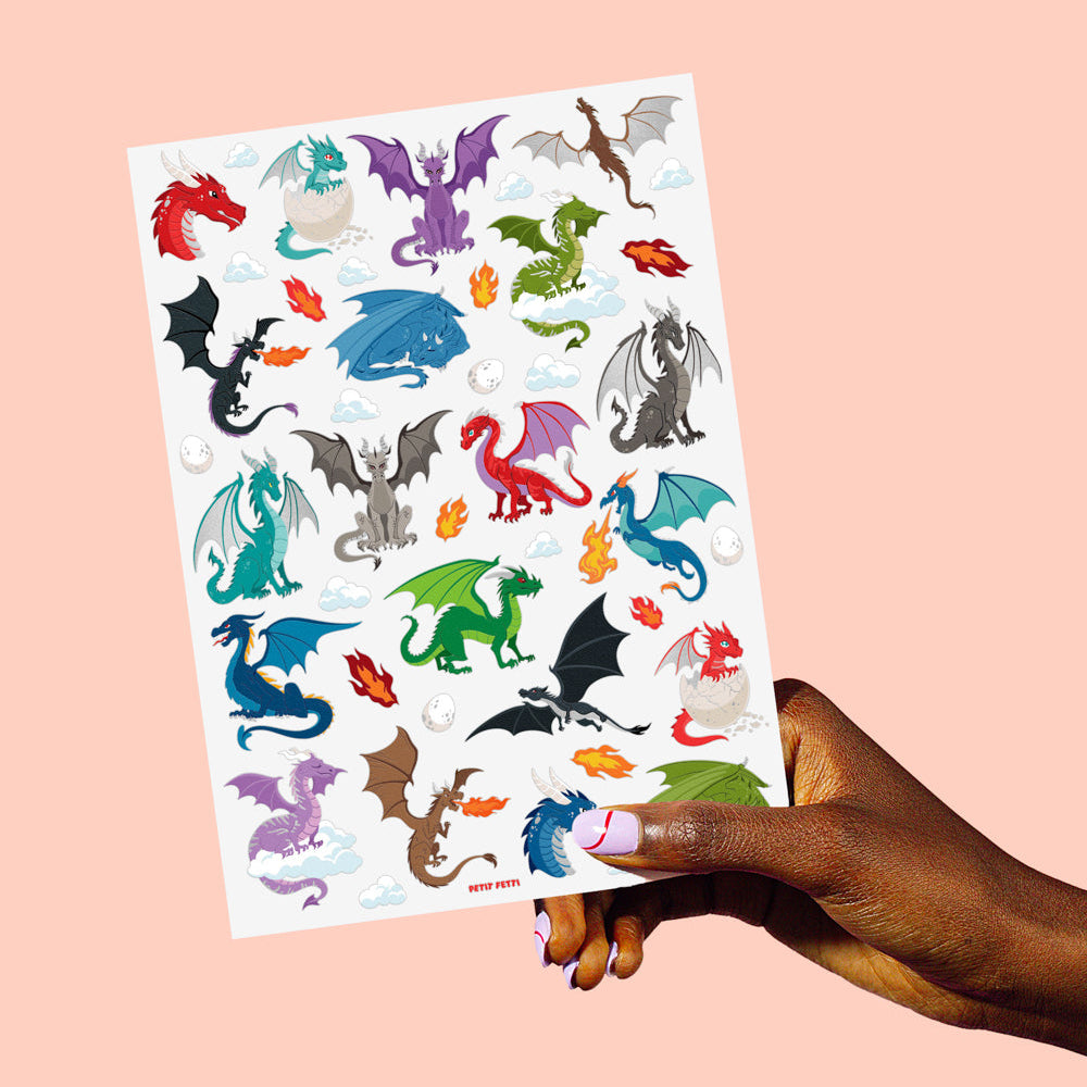 Fire Breather Tats - 40 Foil Temporary Tattoos