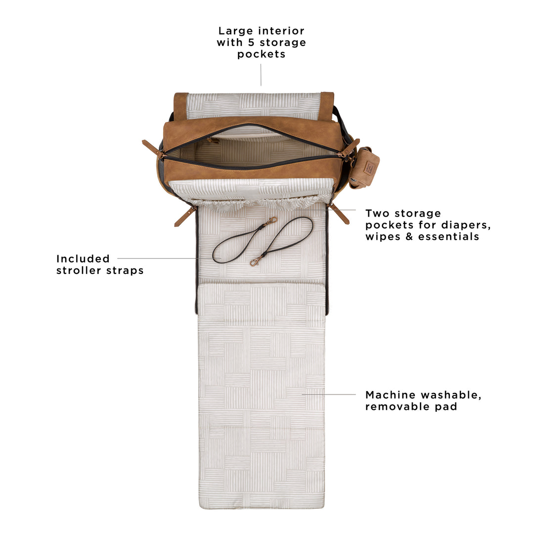 Boxy Backpack - Brioche - HoneyBug 