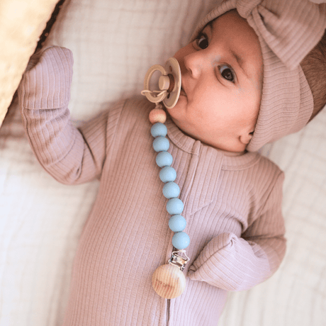 Pacifier Clip - Cloud - HoneyBug 