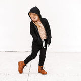 JOGGERS- Midnight Bamboo French Terry - HoneyBug 