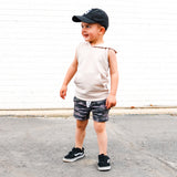 BAMBOO HOODIE TANK- Clay - HoneyBug 