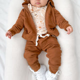 JOGGERS- Bark Bamboo French Terry - HoneyBug 