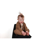 ZIP HOODIE- Mocha Bamboo French Terry - HoneyBug 