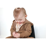 ZIP HOODIE- Mocha Bamboo French Terry - HoneyBug 