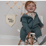 JOGGERS- Slate Bamboo French Terry - HoneyBug 