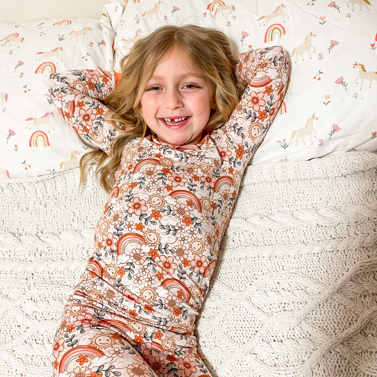LONG SLEEVE 2 PIECE SETS- Happiness - HoneyBug 