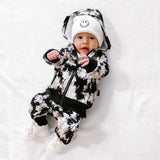 JOGGERS- Black Tie Dye Bamboo French Terry - HoneyBug 