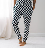 MAMA JOGGERS- B+W Check - HoneyBug 
