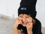BAMBOO CUFF BEANIE- Midnight - HoneyBug 