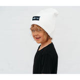 BAMBOO CUFF BEANIE- White - HoneyBug 