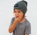BAMBOO CUFF BEANIE- Moss - HoneyBug 