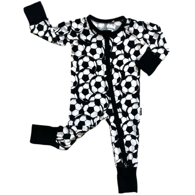ZIP ROMPER - Soccer - HoneyBug 