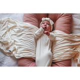 BAMBOO KNOTTED GOWN- Natural - HoneyBug 