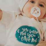 graphic bodysuit | wake me - HoneyBug 