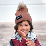 BAMBOO CUFF BEANIE- Sienna - HoneyBug 