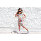 BAMBOO HOODIE TANK- Groovy Summer - HoneyBug 