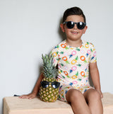 TWO PIECE SHORTIE SET- Kawaii Pineapple - HoneyBug 